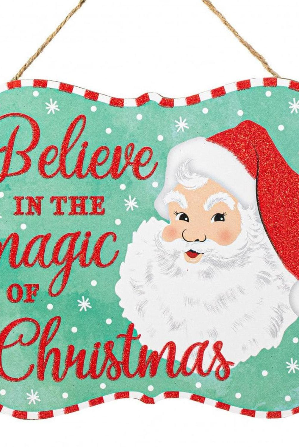 10" Wooden Sign: Magic of Christmas (Mint)