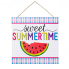 Shop For 10" Wooden Sign: Sweet Summertime/Watermelon at Michelle's aDOORable Creations