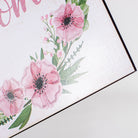 Shop For 10" Wooden Sign: Welcome Floral (White) at Michelle's aDOORable Creations