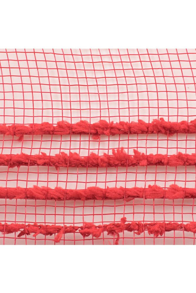 10.25" Drift Border Mesh: Red (10 Yards) - Michelle's aDOORable Creations - Poly Deco Mesh