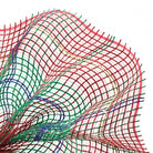 Shop For 10.5" Faux Jute Plaid Mesh Ribbon: Red/Green/Blue (10 Yards) at Michelle's aDOORable Creations