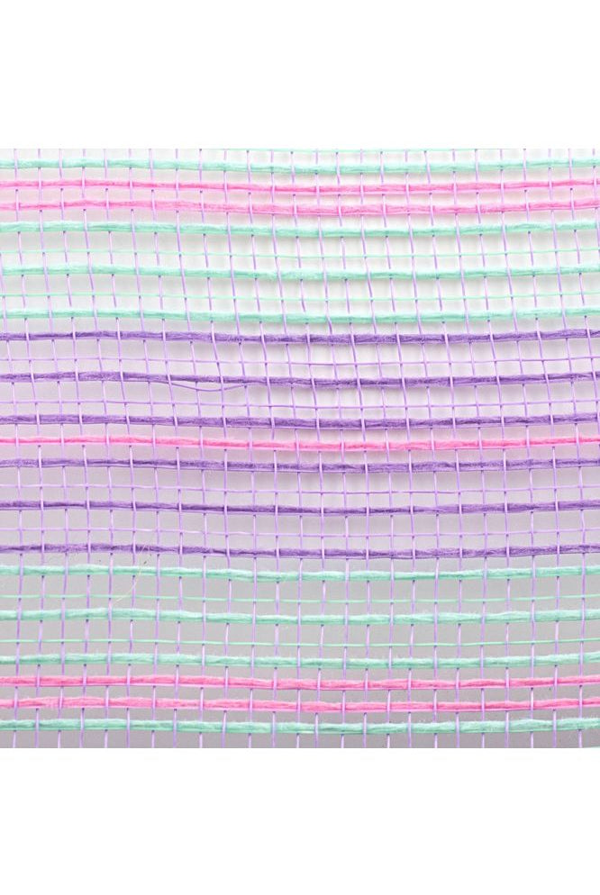 10.5" Mini Stripe Mesh: Lavender (10 Yards) - Michelle's aDOORable Creations - Poly Deco Mesh