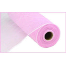 Shop For 10.5" Poly Mesh Roll Ribbon: Iridescent Pastel Pink Foil at Michelle's aDOORable Creations