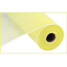 Shop For 10.5" Poly Mesh Roll Ribbon: Iridescent Pastel Yellow Foil at Michelle's aDOORable Creations