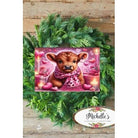 Shop For 10in Waterproof Sign: Valentine Baby Highland Cow at Michelle's aDOORable Creations
