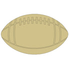 Shop For 11" Unpainted MDF Football Cutout at Michelle's aDOORable Creations