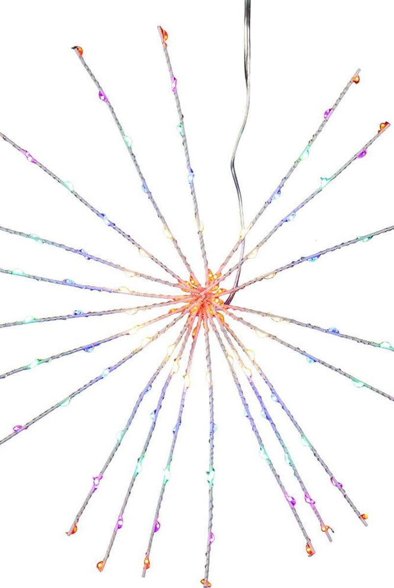 Shop For 11.8" 120 Light Multicolored Starburst at Michelle's aDOORable Creations