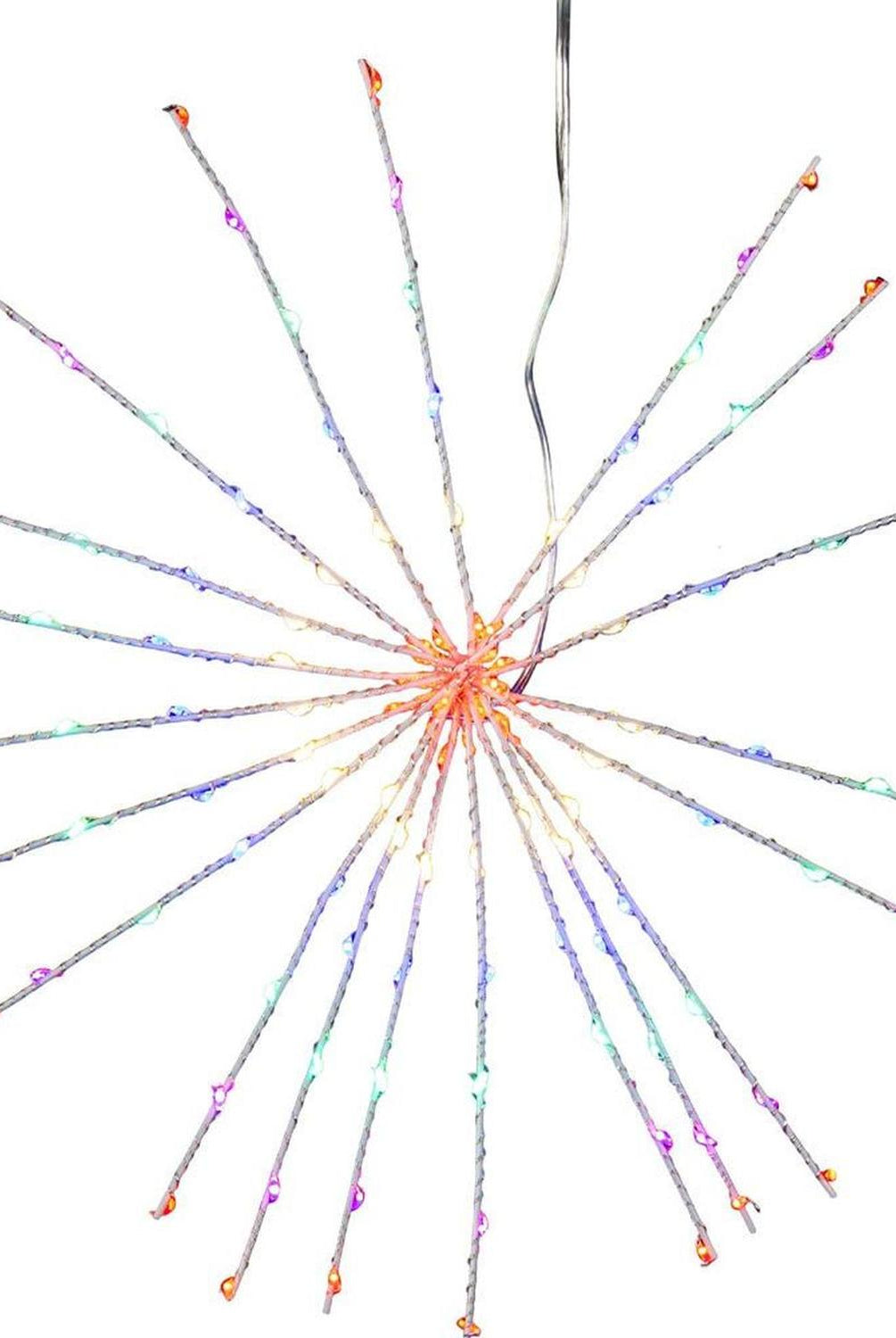 Shop For 11.8" 120 Light Multicolored Starburst at Michelle's aDOORable Creations