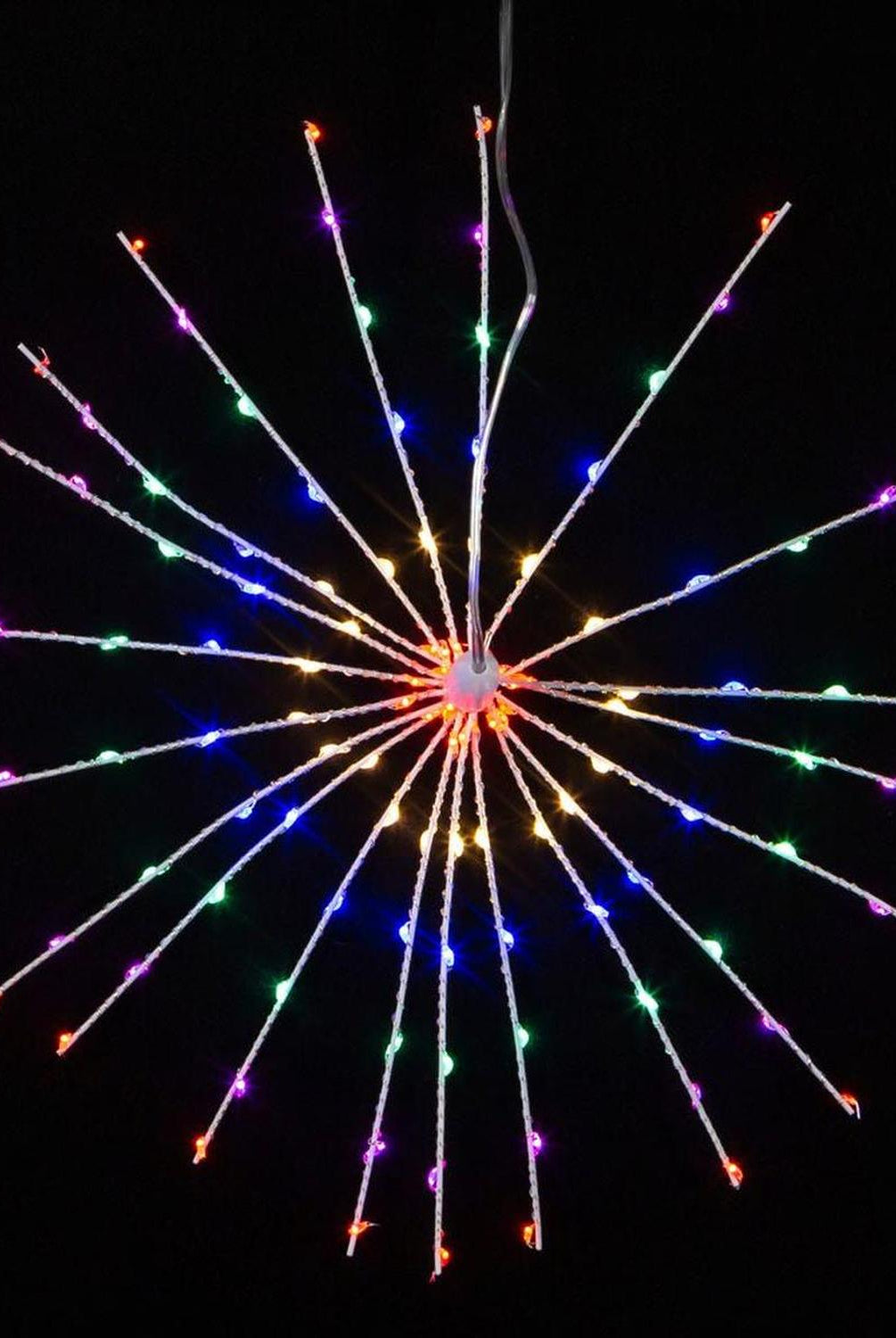 Shop For 11.8" 120 Light Multicolored Starburst at Michelle's aDOORable Creations