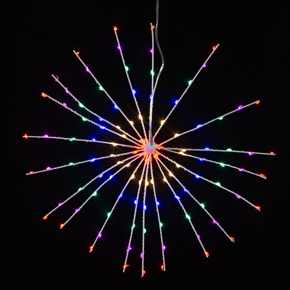 Shop For 11.8" 120 Light Multicolored Starburst at Michelle's aDOORable Creations