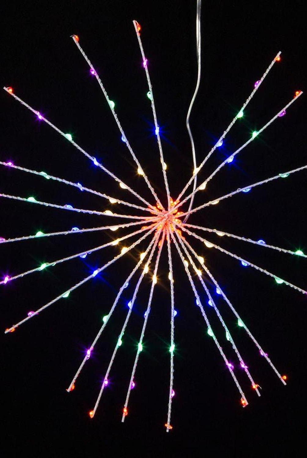Shop For 11.8" 120 Light Multicolored Starburst at Michelle's aDOORable Creations