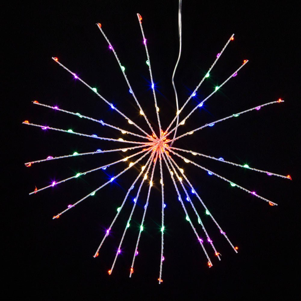 Shop For 11.8" 120 Light Multicolored Starburst at Michelle's aDOORable Creations