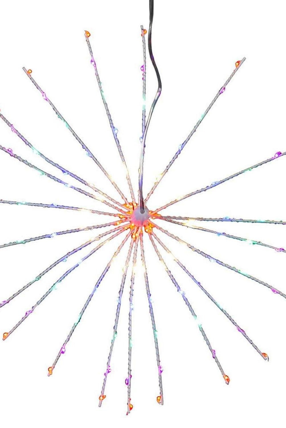 Shop For 11.8" 120 Light Multicolored Starburst at Michelle's aDOORable Creations