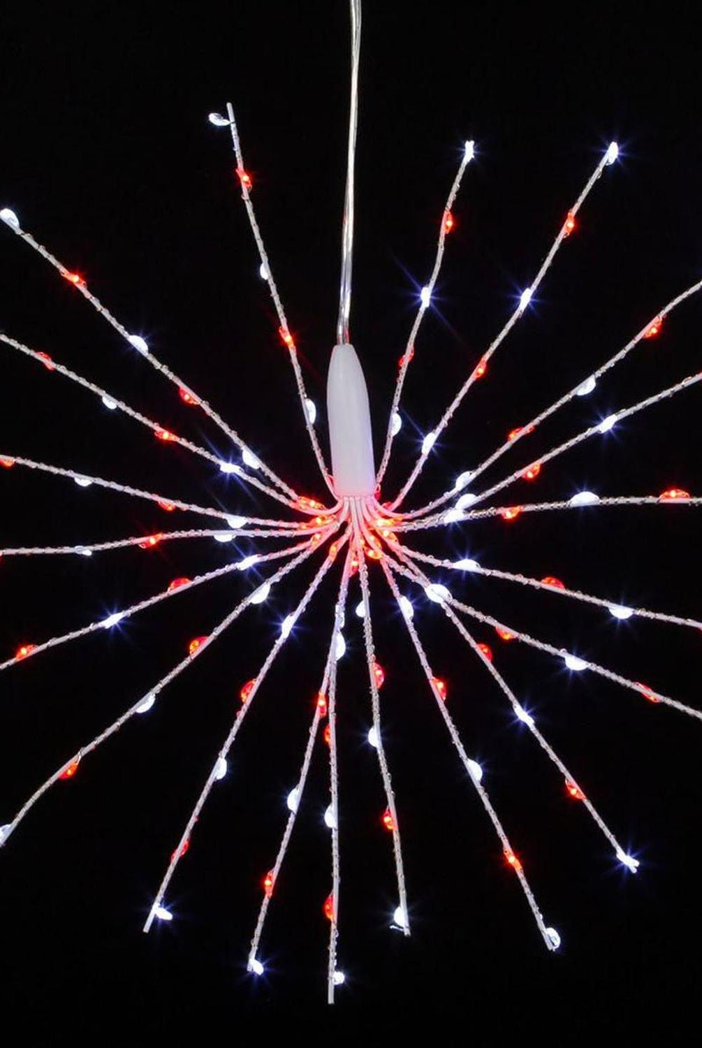 Shop For 11.8" 120 Light Red and Pure White Starburst at Michelle's aDOORable Creations