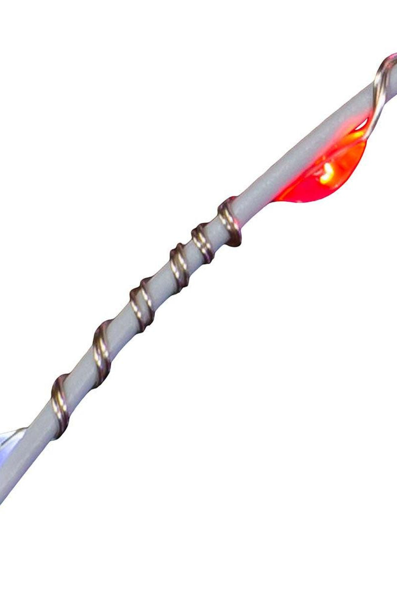 Shop For 11.8" 120 Light Red and Pure White Starburst at Michelle's aDOORable Creations