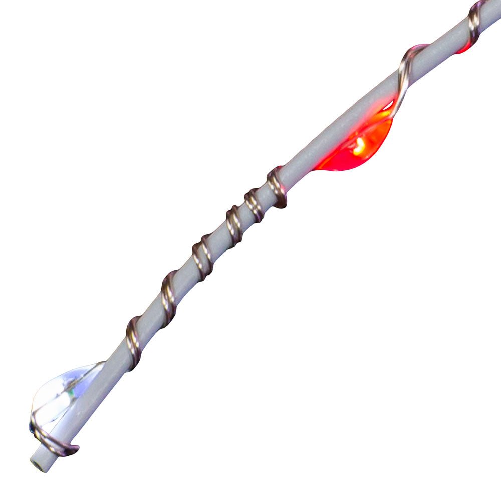 Shop For 11.8" 120 Light Red and Pure White Starburst at Michelle's aDOORable Creations