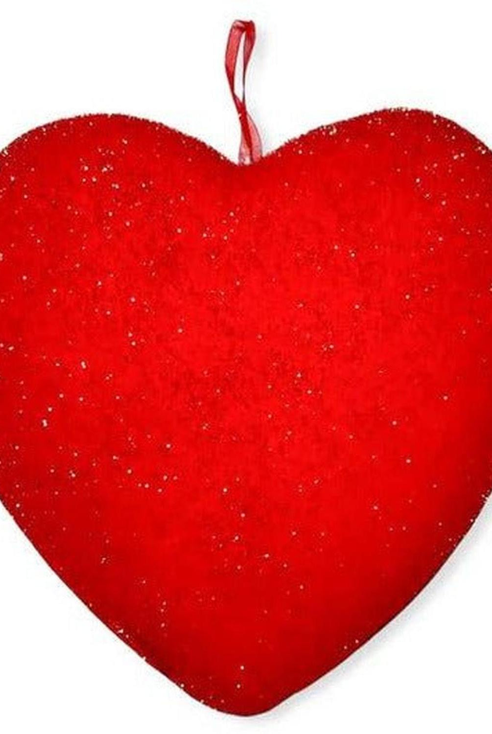 12" Flocked Heart