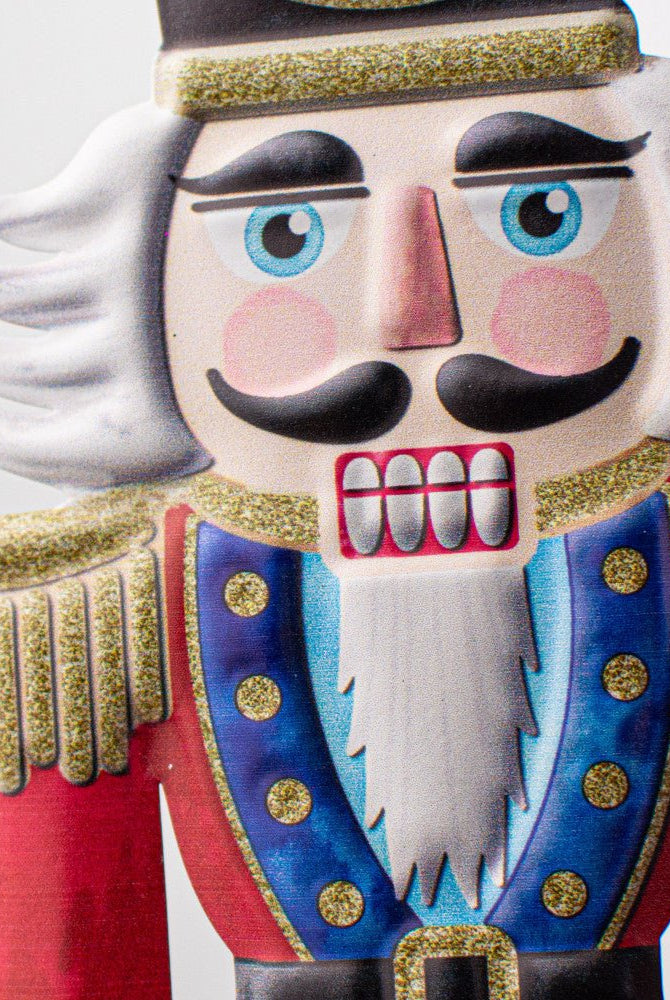 Shop For 12" Metal Embossed Nutcracker at Michelle's aDOORable Creations