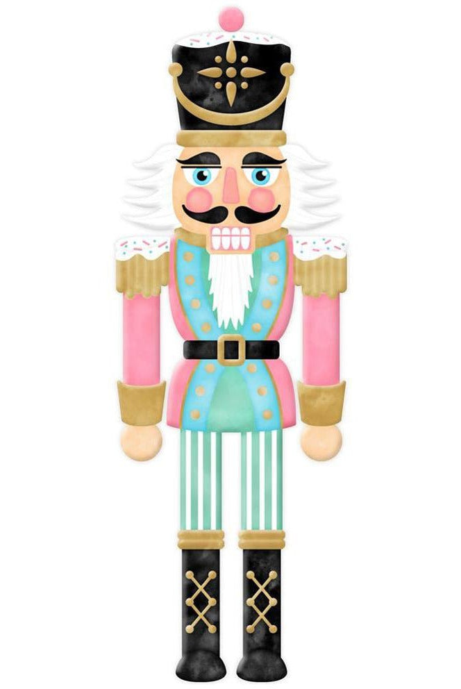 Shop For 12" Metal Embossed Nutcracker: Pink at Michelle's aDOORable Creations