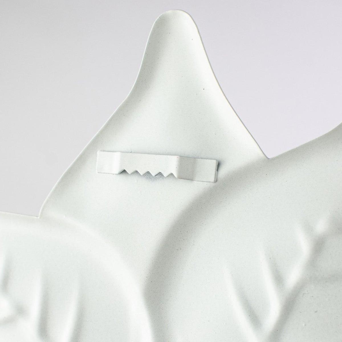 Shop For 12" Metal Embossed Poinsettia: White at Michelle's aDOORable Creations