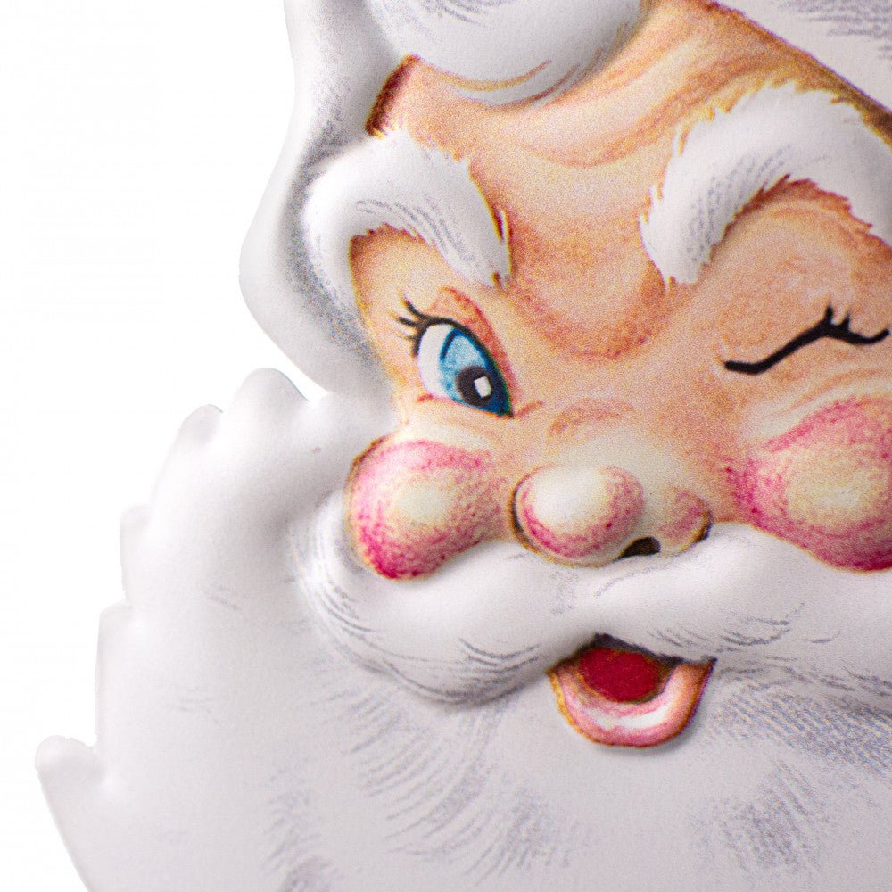 Shop For 12" Metal Embossed Santa Face at Michelle's aDOORable Creations