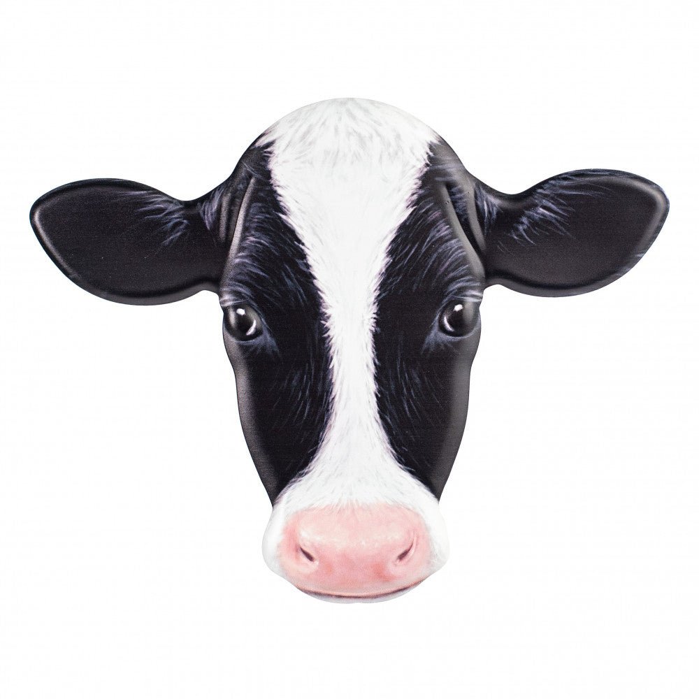 Shop For 12" Metal Embossed Sign: Black Cow at Michelle's aDOORable Creations