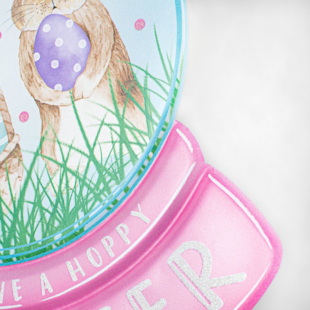 Shop For 12" Metal Embossed Sign: Easter Snow Globe at Michelle's aDOORable Creations