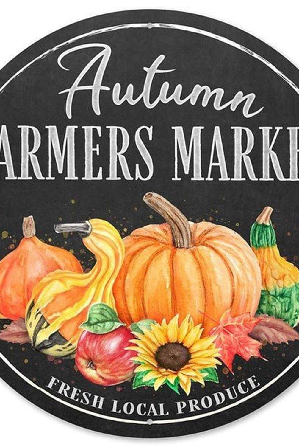 Shop For 12" Metal Farmer's Market Sign: Autumn at Michelle's aDOORable Creations