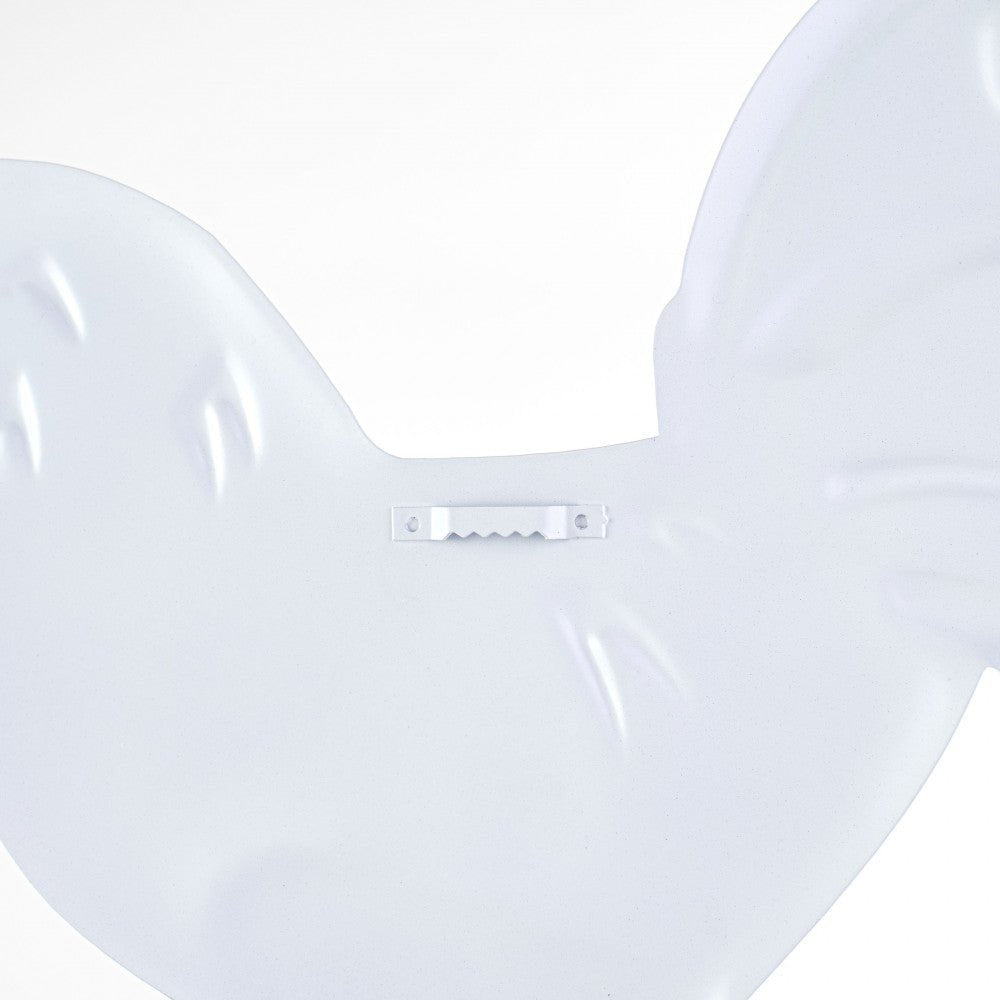 Shop For 12" Metal Rooster Hanger: White at Michelle's aDOORable Creations