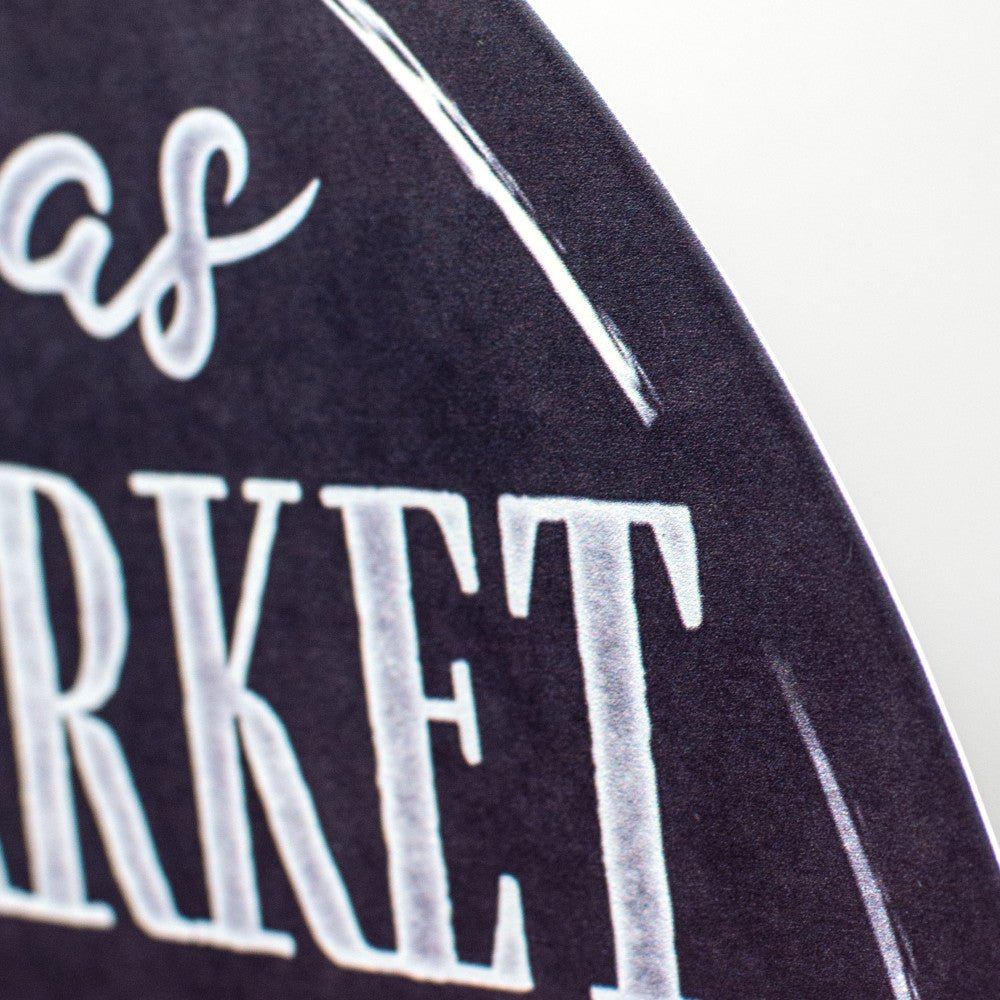 Shop For 12" Metal Round Sign: Christmas Market at Michelle's aDOORable Creations