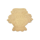 Shop For 12" Scarecrow Face with Paint Lines - Unfinished Wood at Michelle's aDOORable Creations