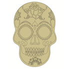 Shop For 12" Sugar Skull (Rose Head) Wood Cutout - Unfinished Wood at Michelle's aDOORable Creations