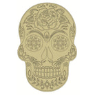 Shop For 12" Sugar Skull Wood Cutout - Unfinished Wood at Michelle's aDOORable Creations