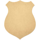 Shop For 12" Unpainted MDF Police Badge Shield Wood Cutout at Michelle's aDOORable Creations