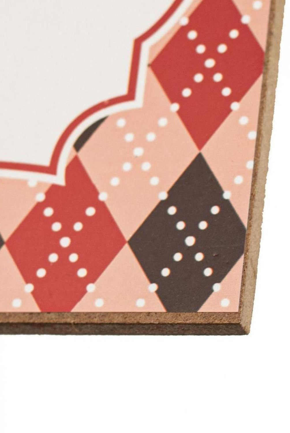 12" Wood Sign: Ladybug Crossing