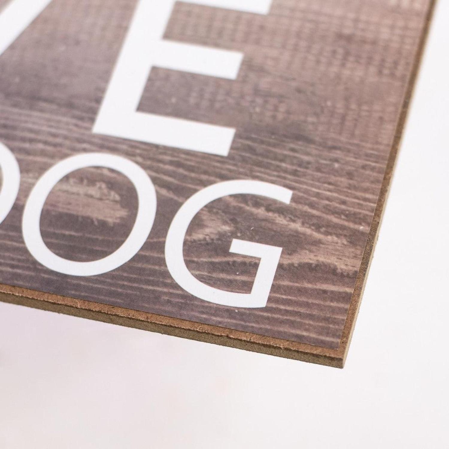 Shop For 12" Wooden Sign: All You Need is Love/Dog at Michelle's aDOORable Creations