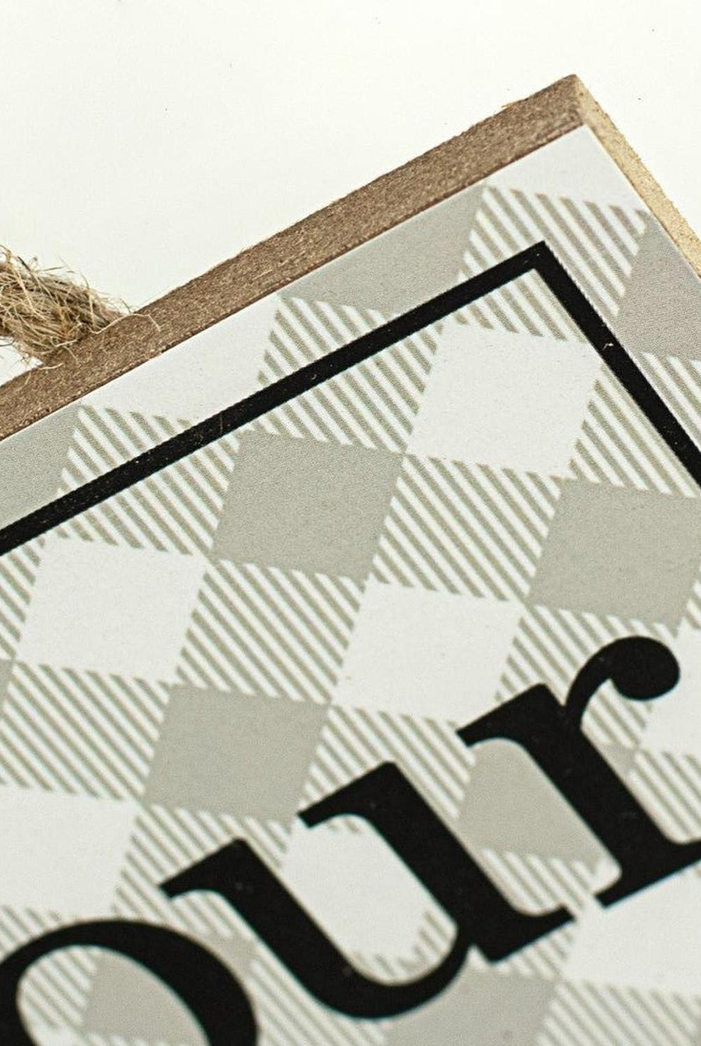 12" Wooden Sign: Count Your Blessings