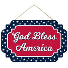 Shop For 12" Wooden Sign: God Bless America at Michelle's aDOORable Creations