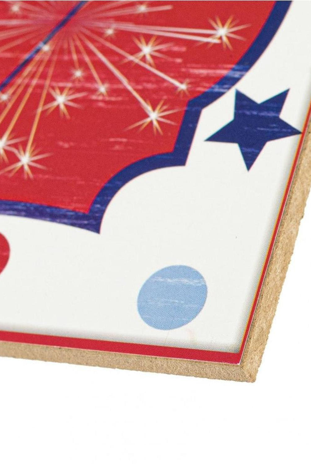 12" Wooden Sign: Happy 4th of July
