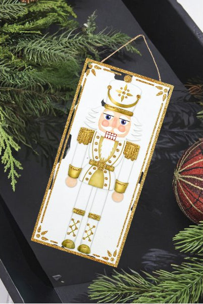 Shop For 12" Wooden Sign: Nutcracker Gold at Michelle's aDOORable Creations