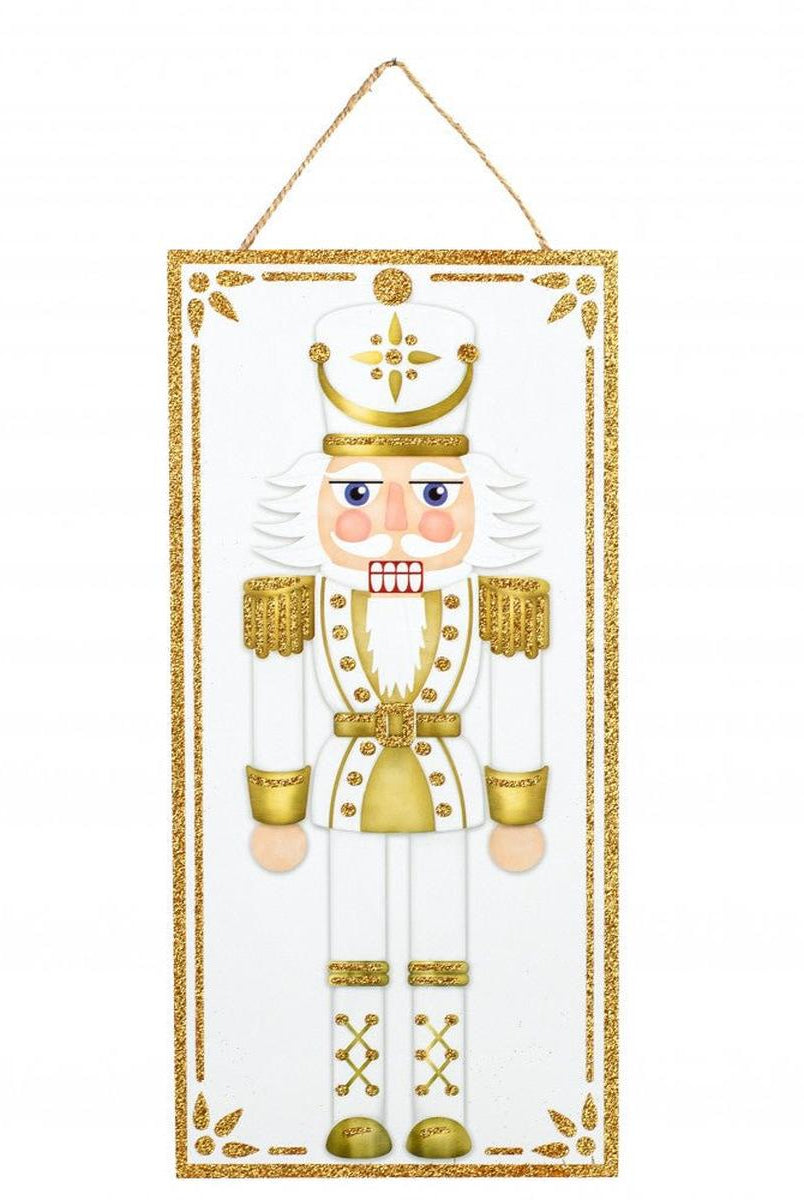 Shop For 12" Wooden Sign: Nutcracker Gold at Michelle's aDOORable Creations