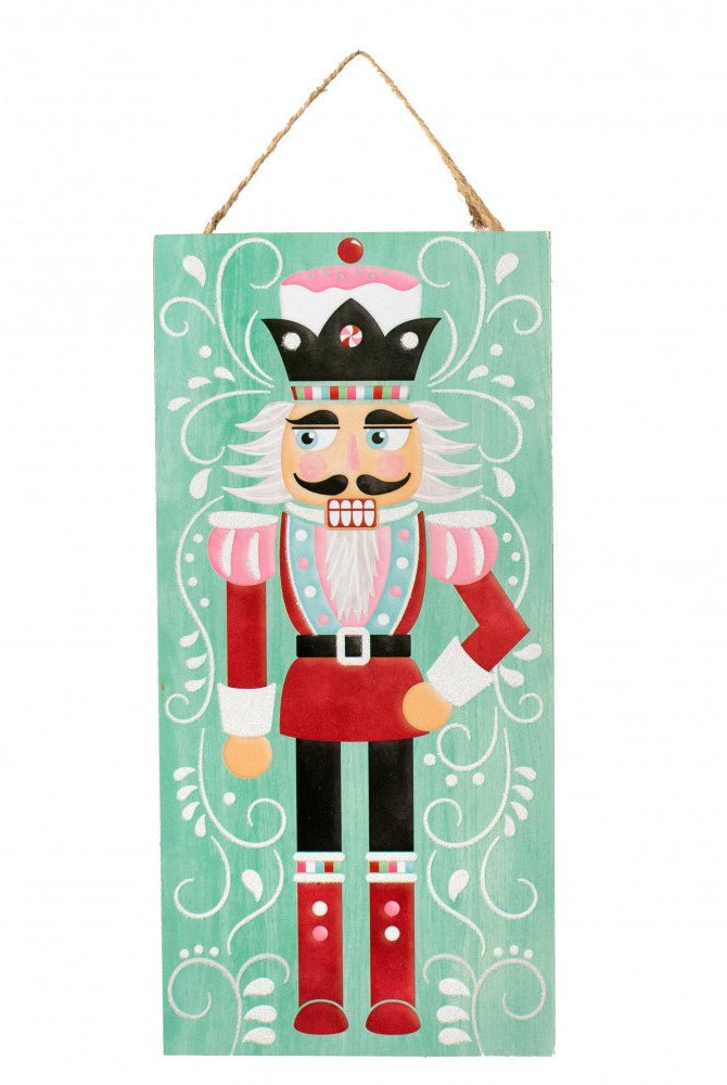 Shop For 12" Wooden Sign: Nutcracker Mint Green at Michelle's aDOORable Creations