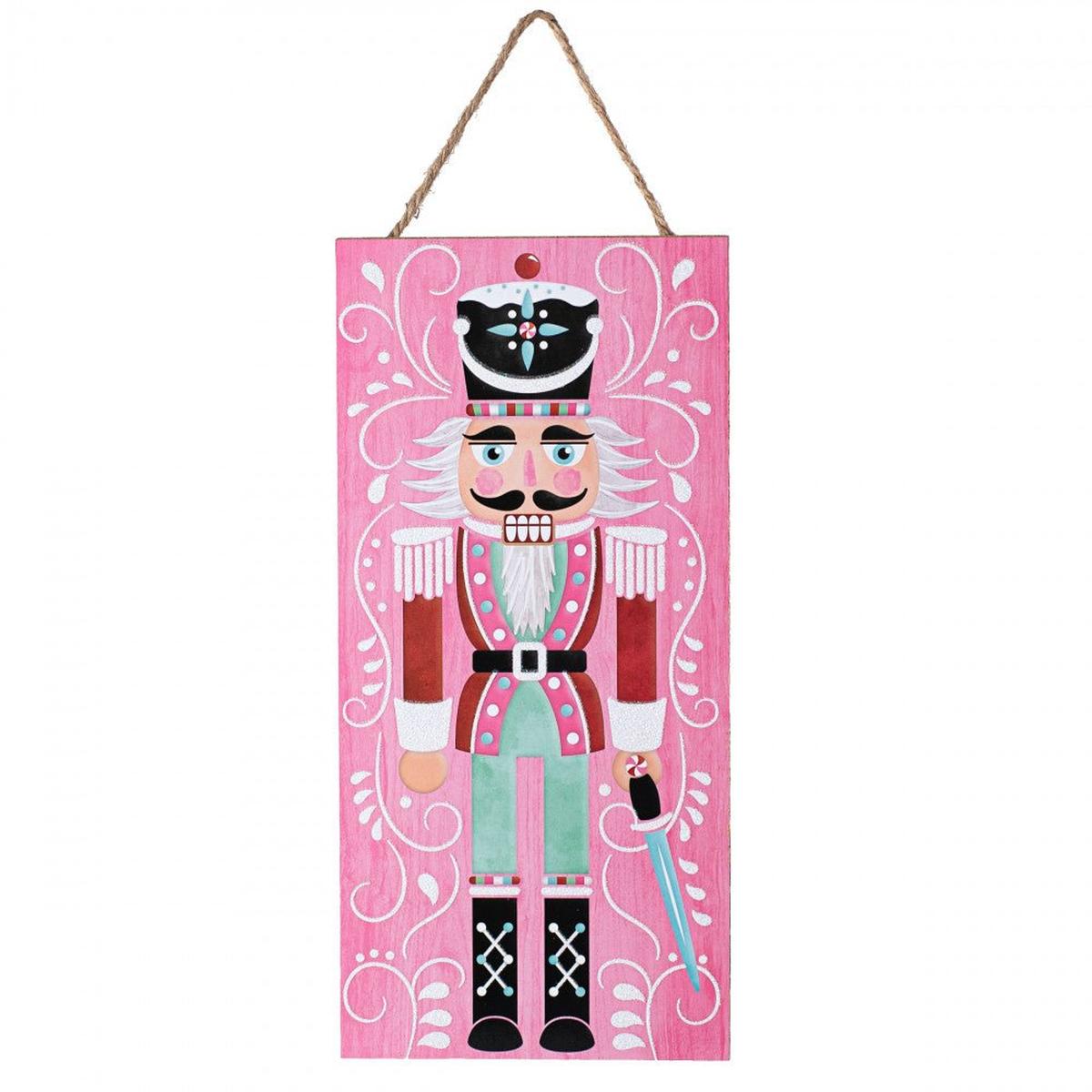 Shop For 12" Wooden Sign: Nutcracker Pink at Michelle's aDOORable Creations