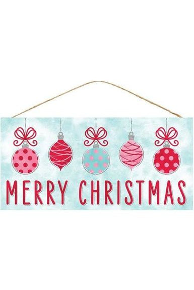 12" Wooden Sign: Retro Merry Christmas - Michelle's aDOORable Creations - Wooden/Metal Signs