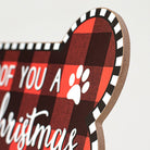Shop For 12" Wooden Sign: Woof Merry Christmas at Michelle's aDOORable Creations
