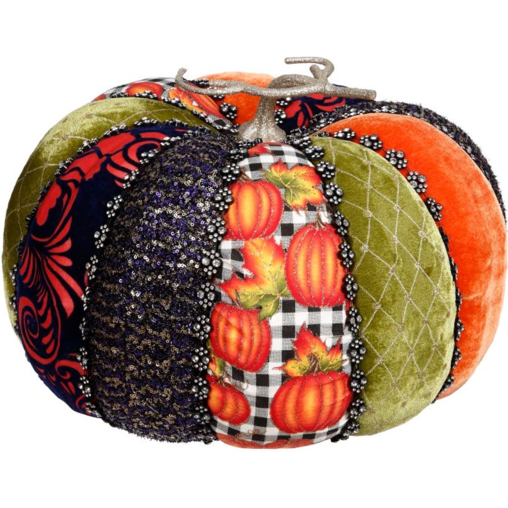 Shop For 13" Designer Autumn Pumpkin: Multi at Michelle's aDOORable Creations