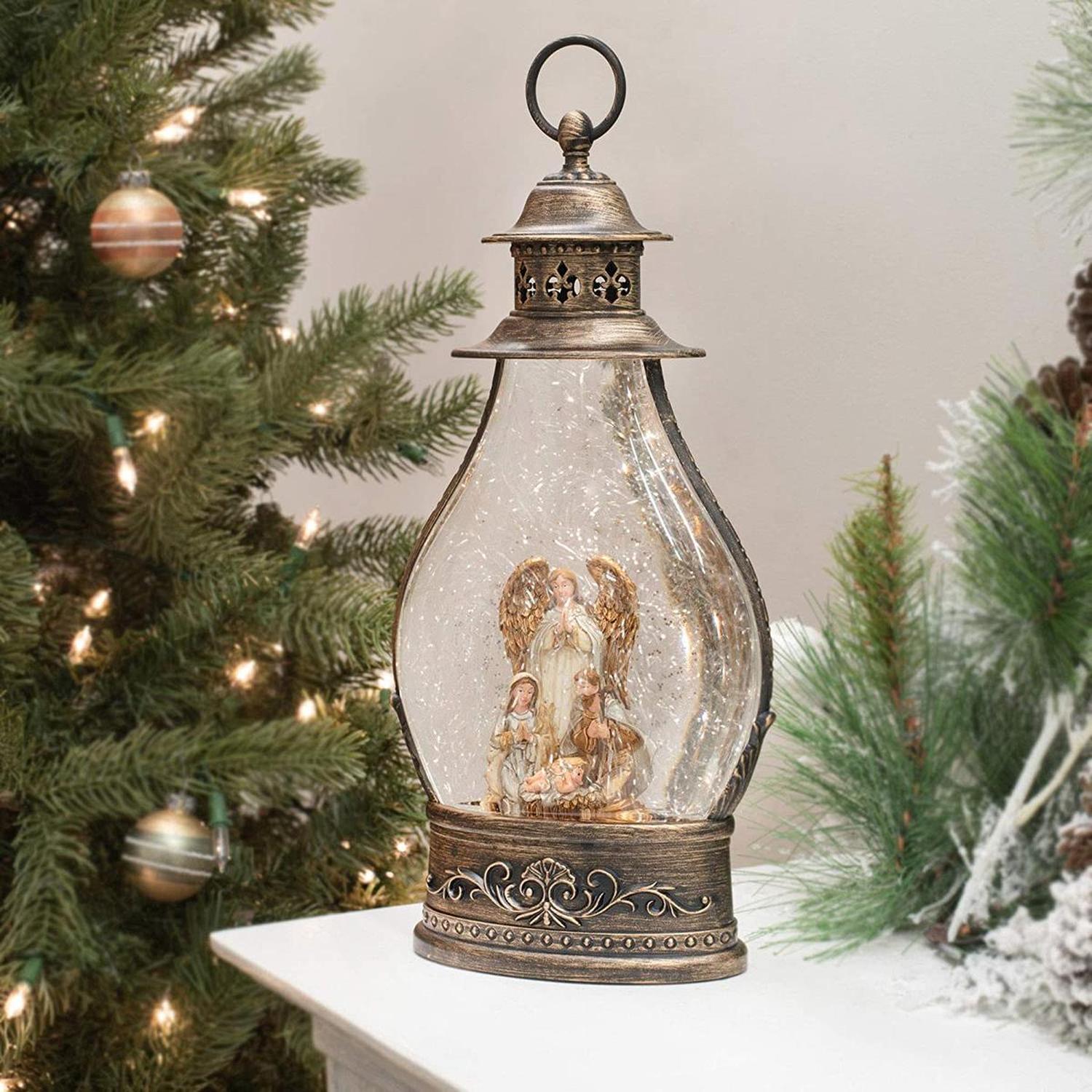 Shop For 13" LED Nativity Lantern Water Globe at Michelle's aDOORable Creations