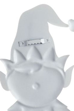 Shop For 13" Metal Embossed Elf: Green/Yellow at Michelle's aDOORable Creations