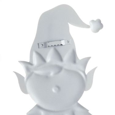 Shop For 13" Metal Embossed Elf: Green/Yellow at Michelle's aDOORable Creations