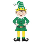 Shop For 13" Metal Embossed Elf: Green/Yellow at Michelle's aDOORable Creations
